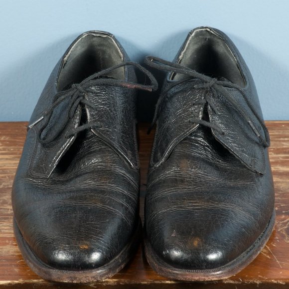 🇨🇦 VTG Florsheim Imperial McHale 8.5 D Kudu Plain Toe Derby 79163 Very Good - Picture 4 of 9